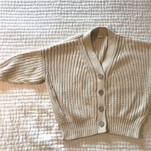 Babaa no 18 cardigan natural cotton